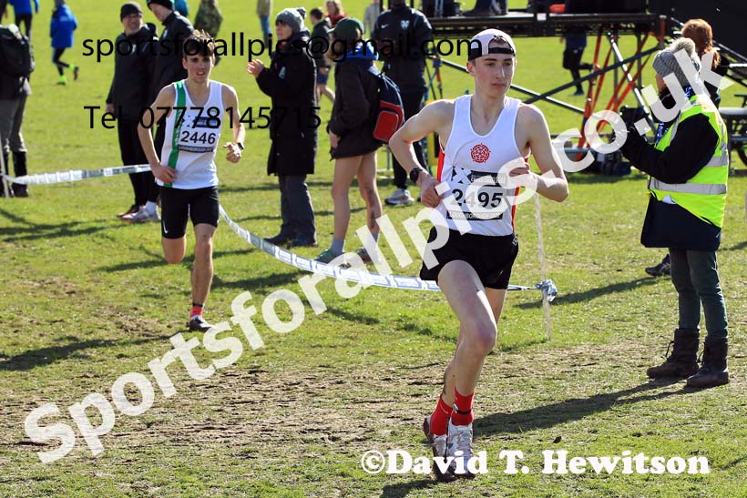 Mens Under-17s 2022 CAU Inter Counties Cross Country, Prestwold Hall, Loughborough.  Photo: David T. Hewitson/Sports for All Pics